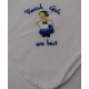 Fleece Baby Blanket - Finnish Girls - White
